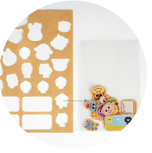 梱包方法について（フレークシール）