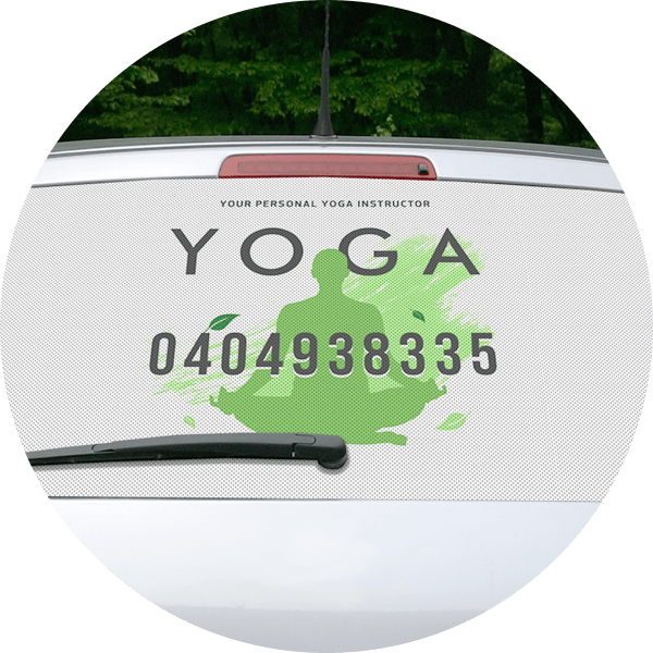 One Way View Window Decals