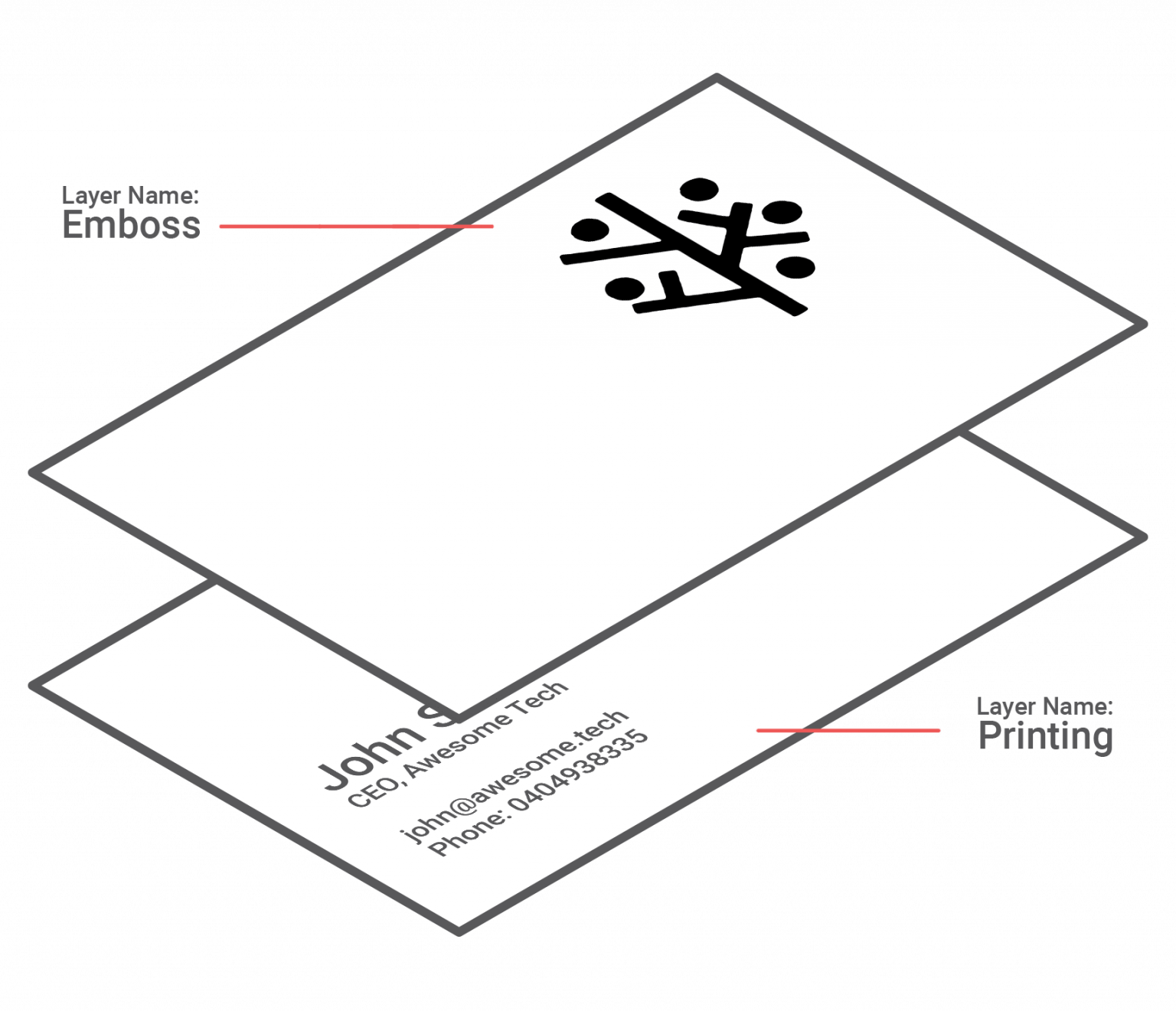 Hot Stamping Name Card Emboss Name Card Printing Singapore