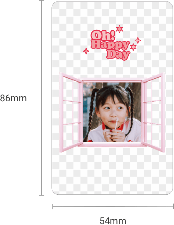 Transparent Photo Cards